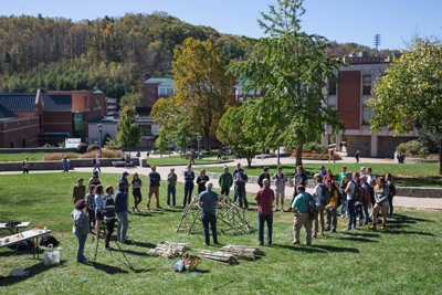 Geodesic Domes at Appalachian State - Courtesy of Ellen Burnette