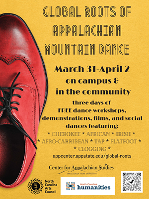 Global Roots of Appalachian Mountain Dance event poster