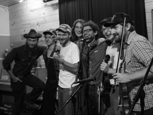 Sammy Osmond and the No-Hellers. From left: Chase Arden, Jackson Lewis, Sammy Osmond, Natalia Catalan, Ben Gertner, Grayson McGuire, and Trevor McKenzie